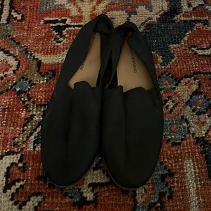 Black Lucky Brand Leather Flats